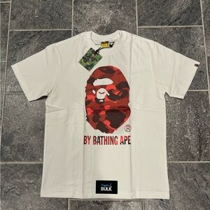 BAPE Color Camo By Bathing Ape Tee (SS22) White Red